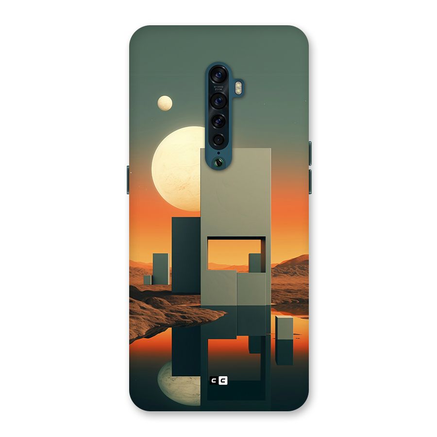 Geometric Sculpture Back Case for Oppo Reno2