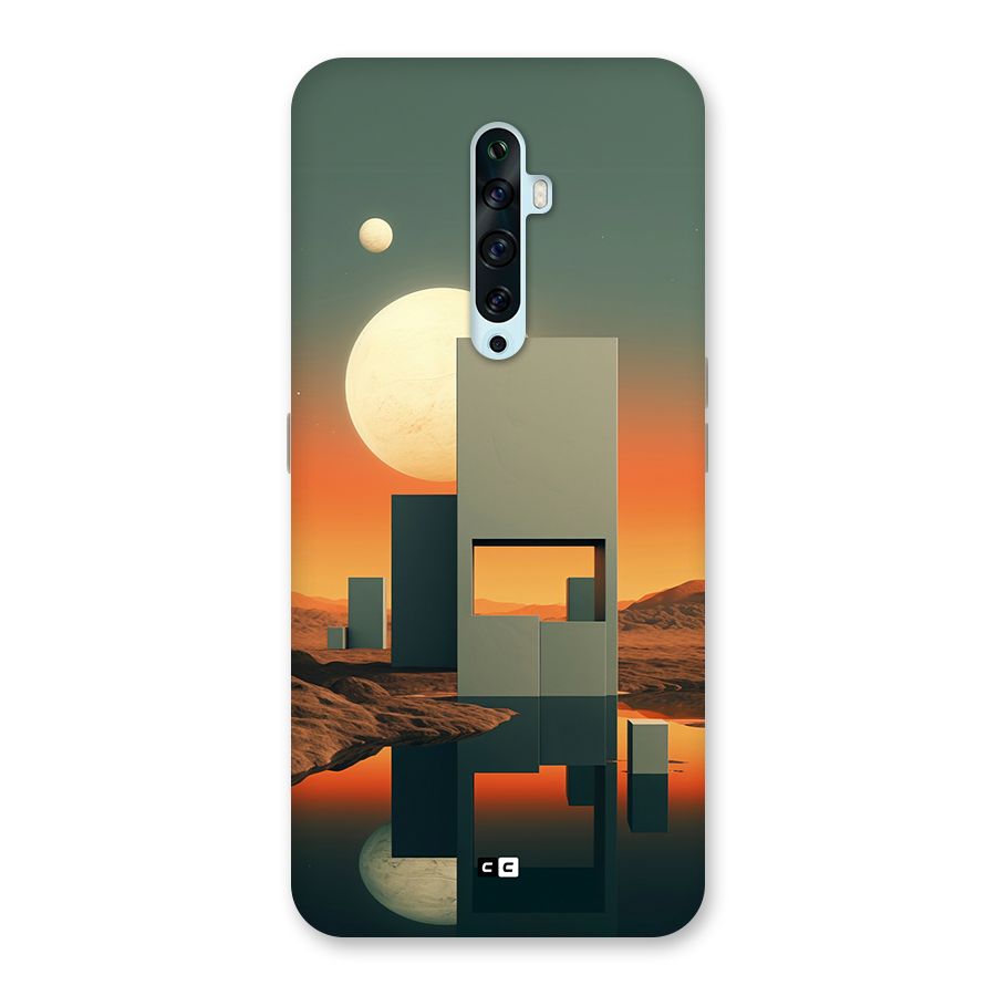 Geometric Sculpture Back Case for Oppo Reno2 F