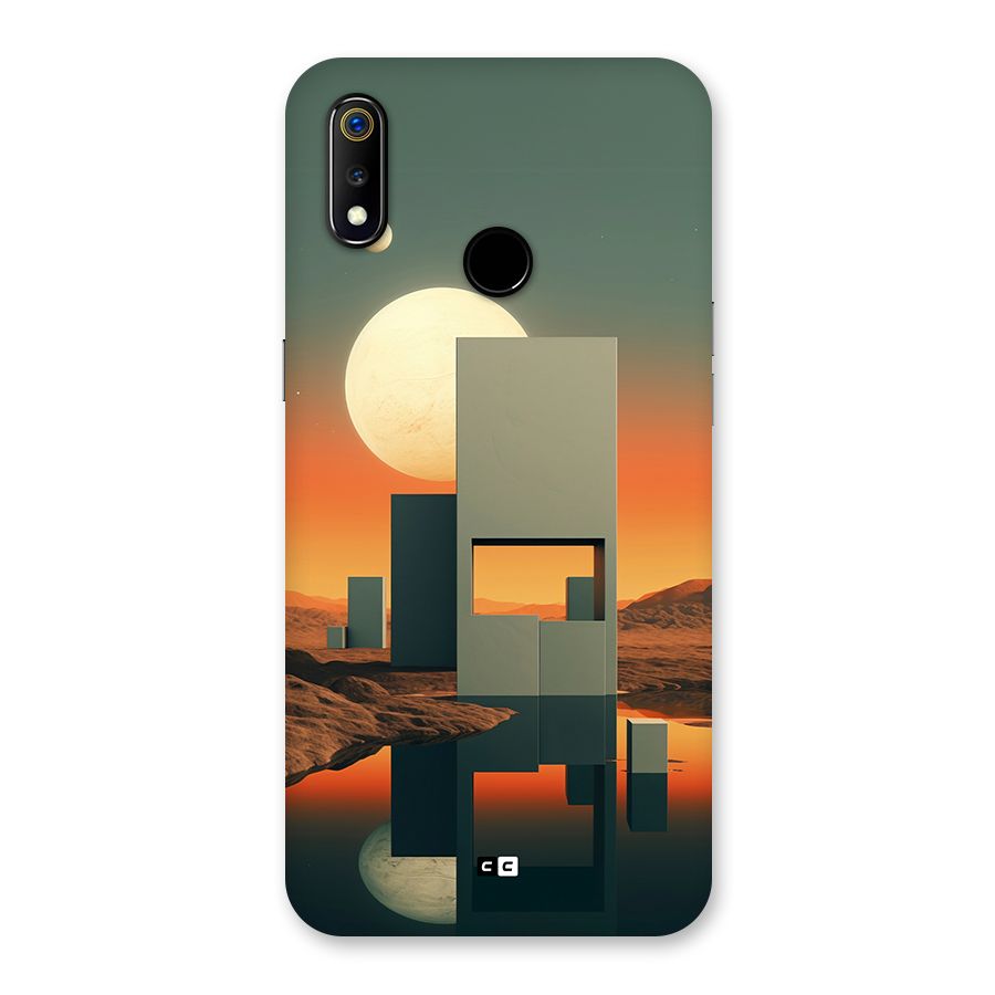 Geometric Sculpture Back Case for Realme 3