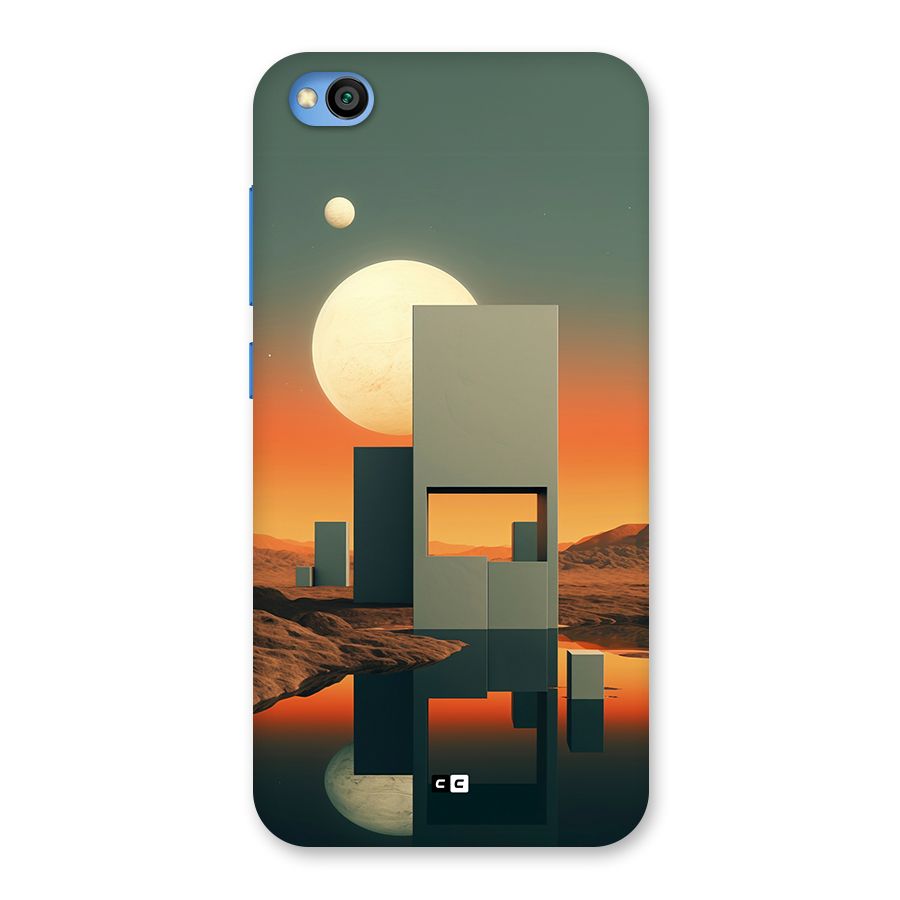 Geometric Sculpture Back Case for Redmi Go