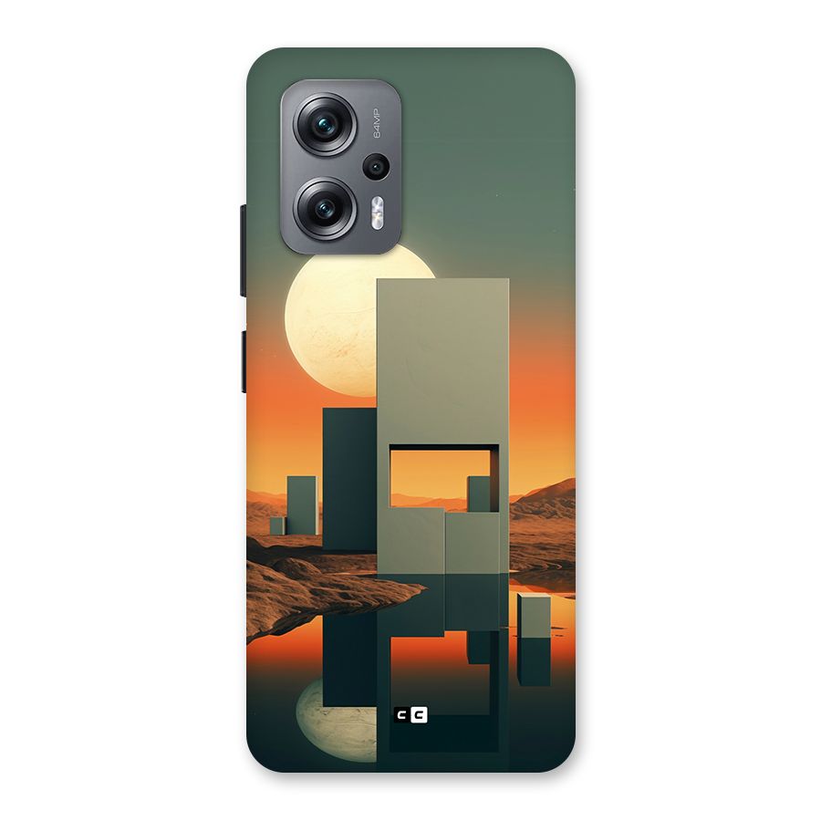 Geometric Sculpture Back Case for Redmi K50i