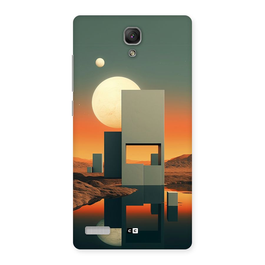 Geometric Sculpture Back Case for Redmi Note
