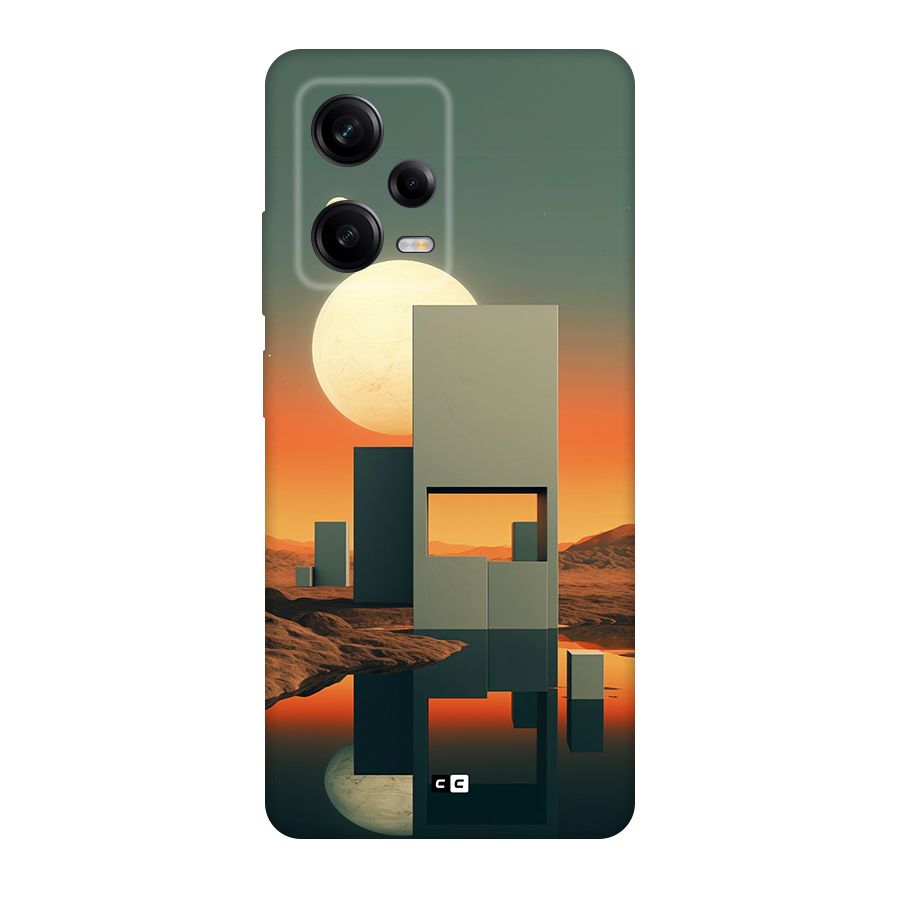 Geometric Sculpture Back Case for Redmi Note 12 Pro