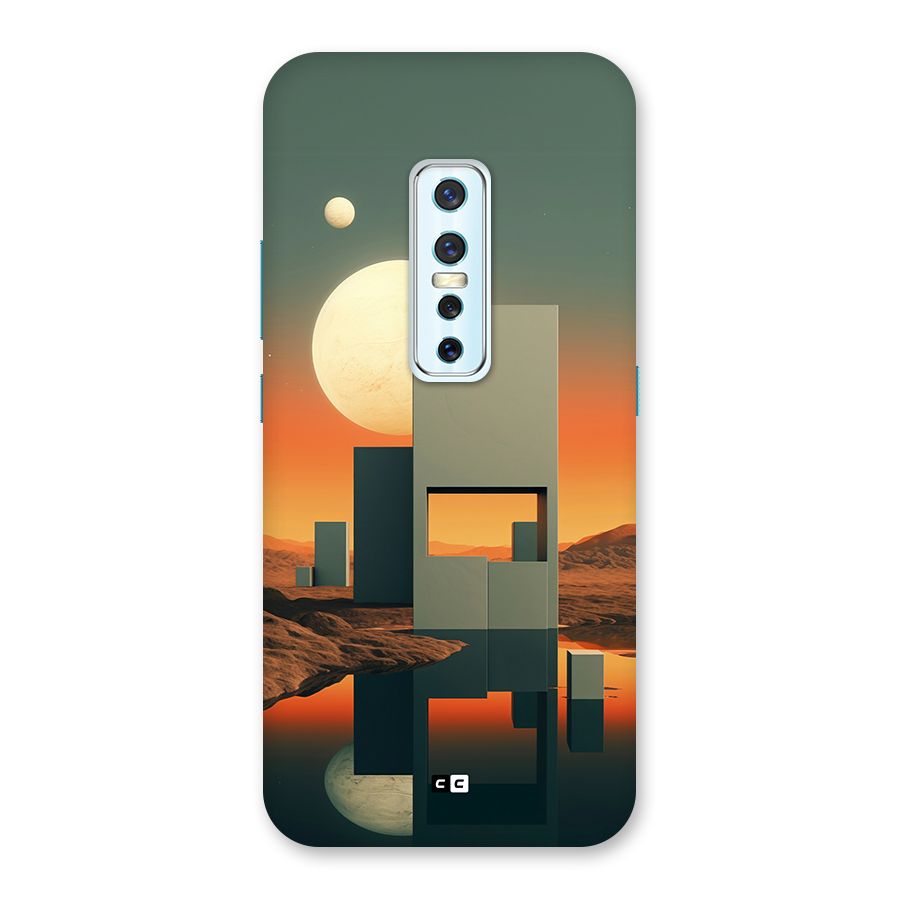 Geometric Sculpture Back Case for Vivo V17 Pro