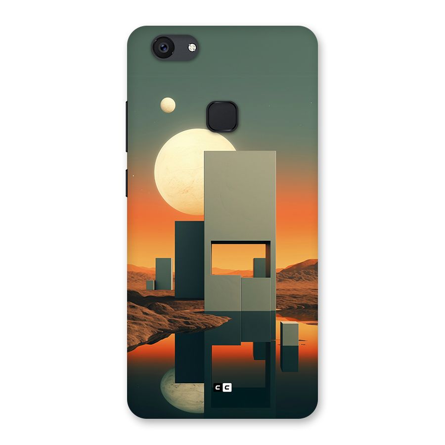 Geometric Sculpture Back Case for Vivo V7 Plus