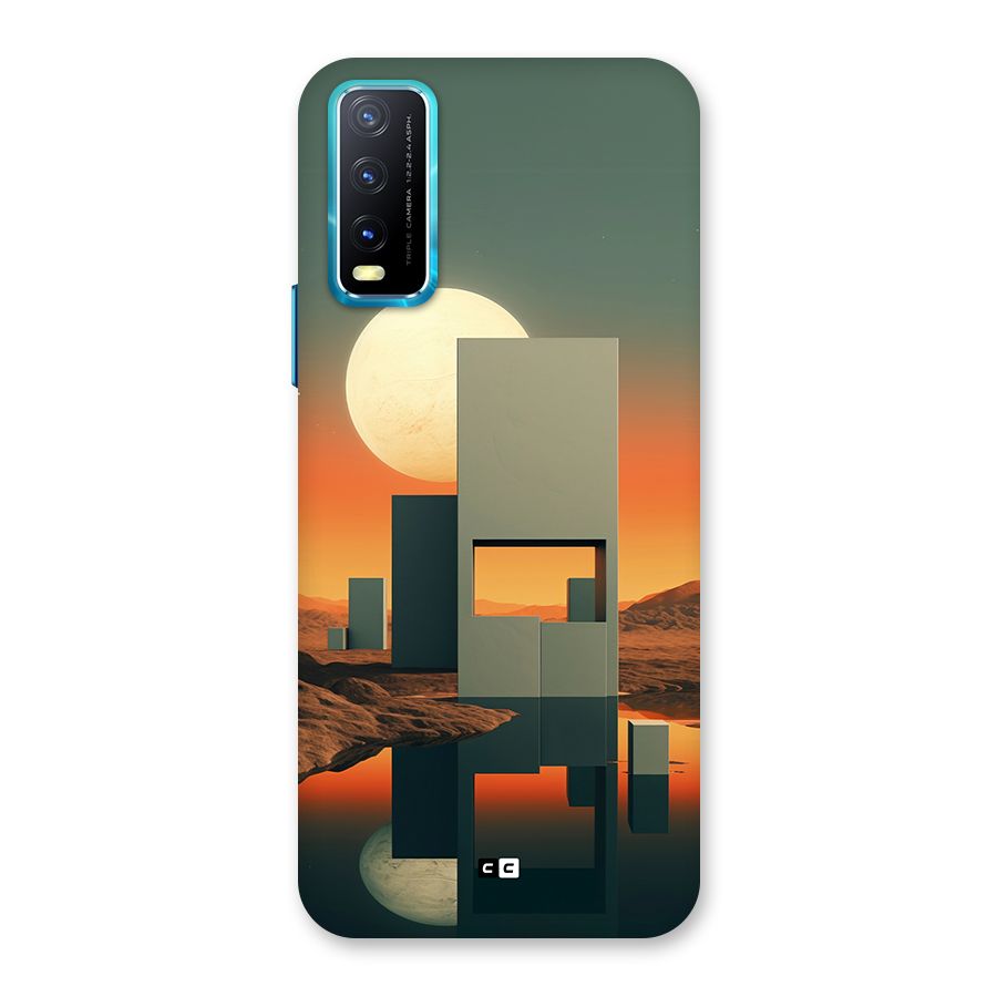 Geometric Sculpture Back Case for Vivo Y20A