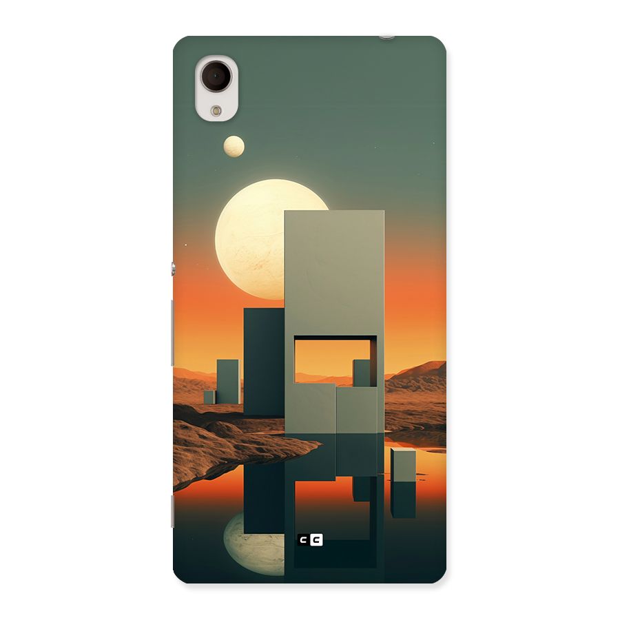 Geometric Sculpture Back Case for Xperia M4