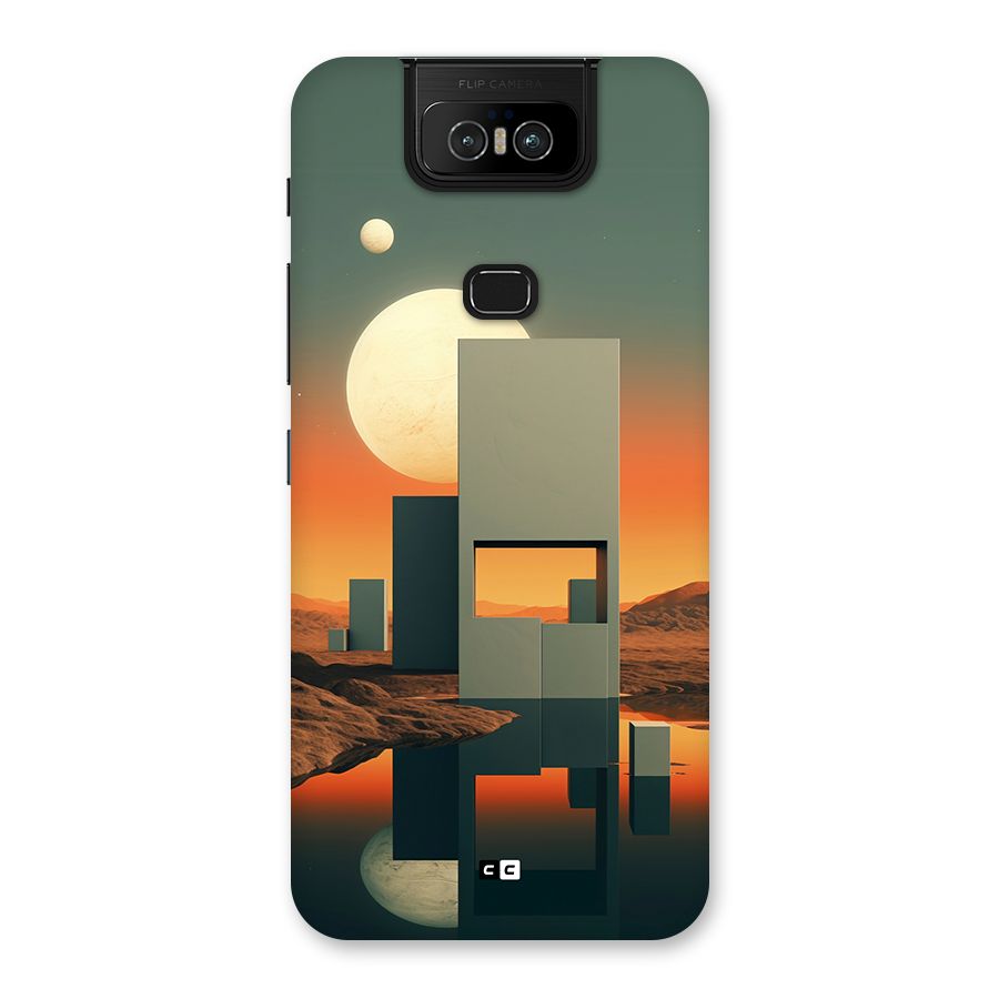 Geometric Sculpture Back Case for Zenfone 6z