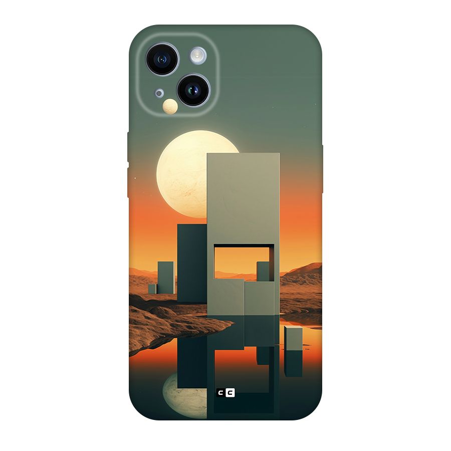 Geometric Sculpture Back Case for iPhone 14