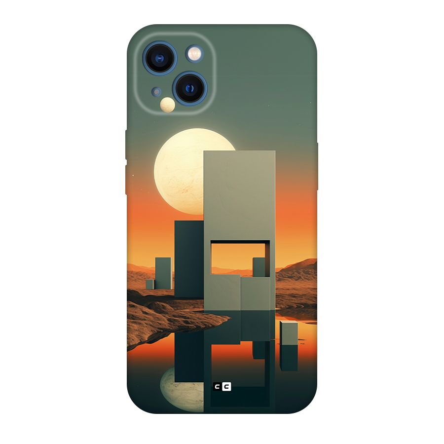 Geometric Sculpture Back Case for iPhone 13
