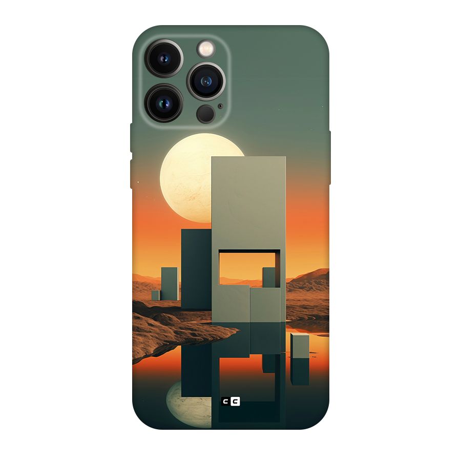 Geometric Sculpture Back Case for iPhone 13 Pro Max