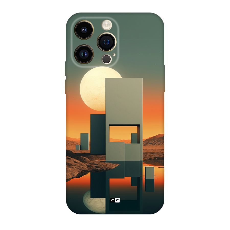 Geometric Sculpture Back Case for iPhone 14 Pro Max