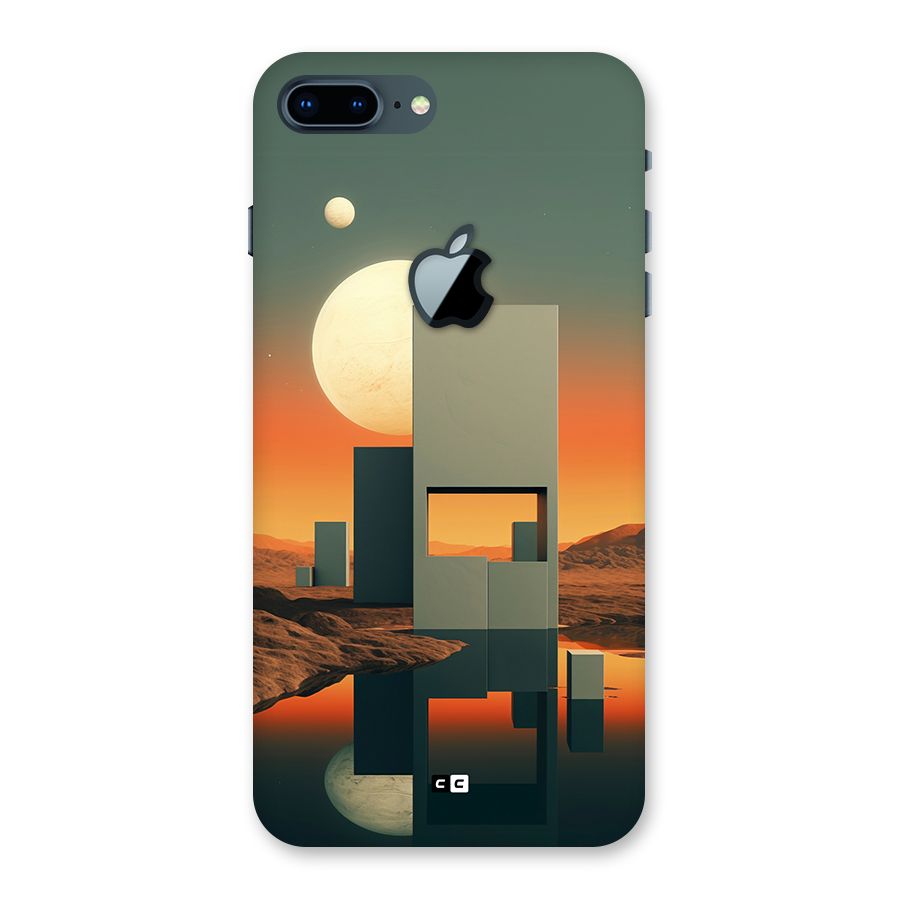 Geometric Sculpture Back Case for iPhone 7 Plus Apple Cut