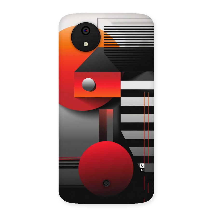 Geometrical Marvel Back Case for Canvas A1  AQ4501