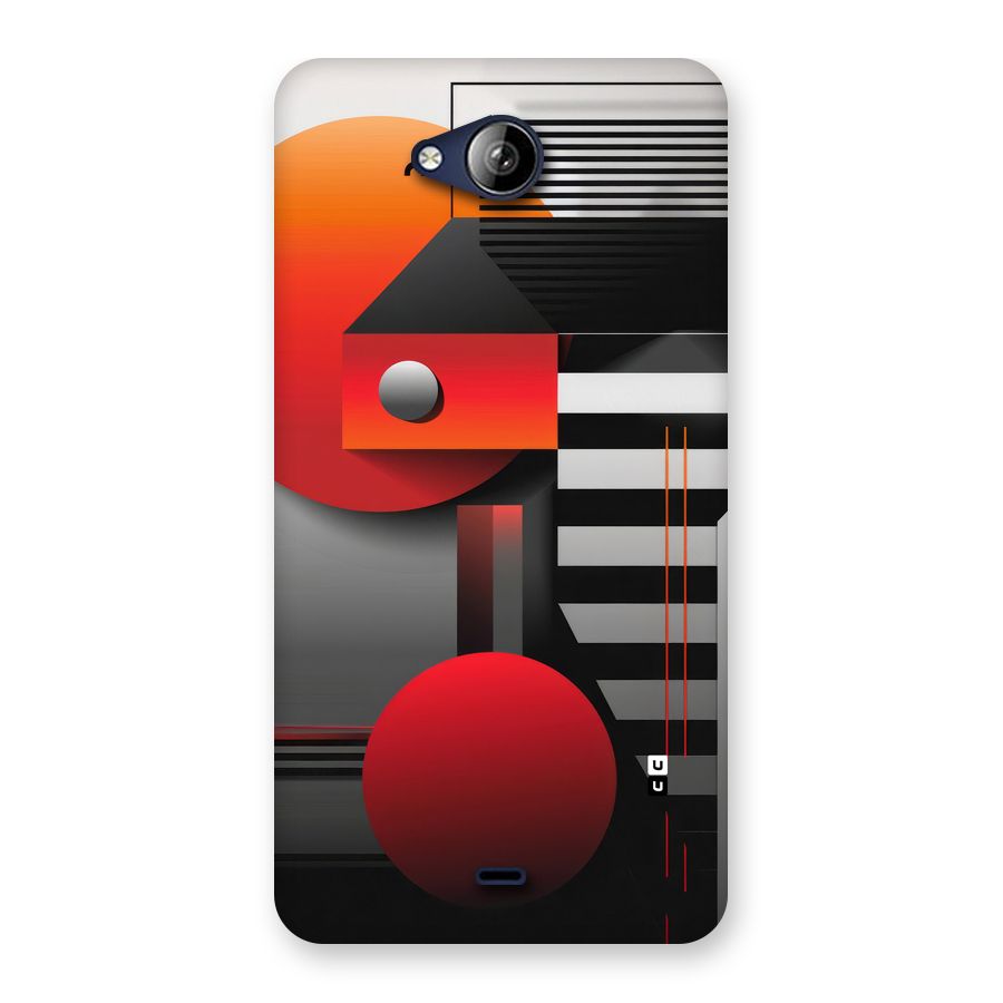 Geometrical Marvel Back Case for Canvas Play Q355