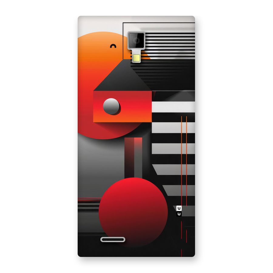 Geometrical Marvel Back Case for Canvas Xpress A99