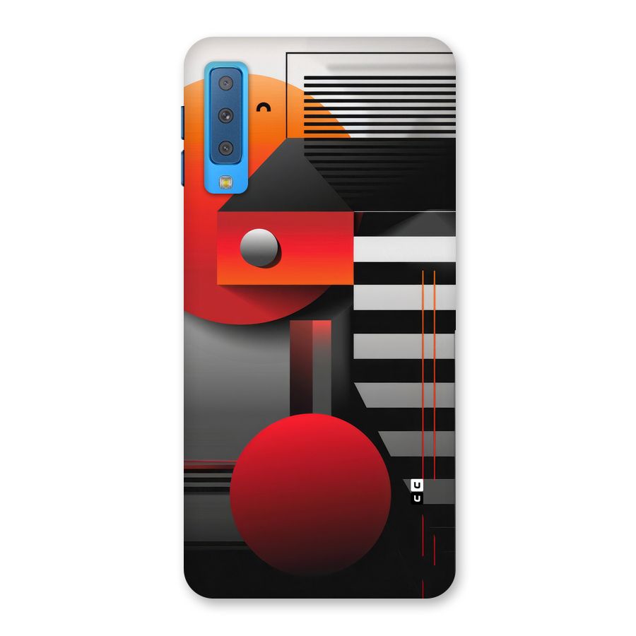 Geometrical Marvel Back Case for Galaxy A7 (2018)
