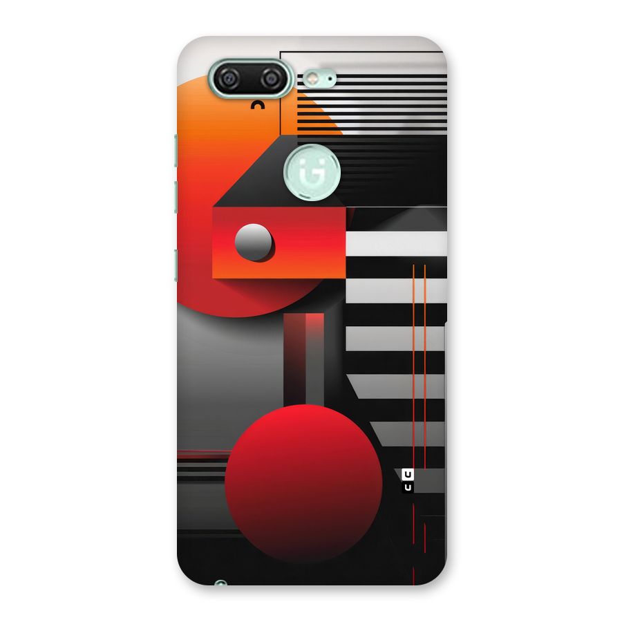 Geometrical Marvel Back Case for Gionee S10