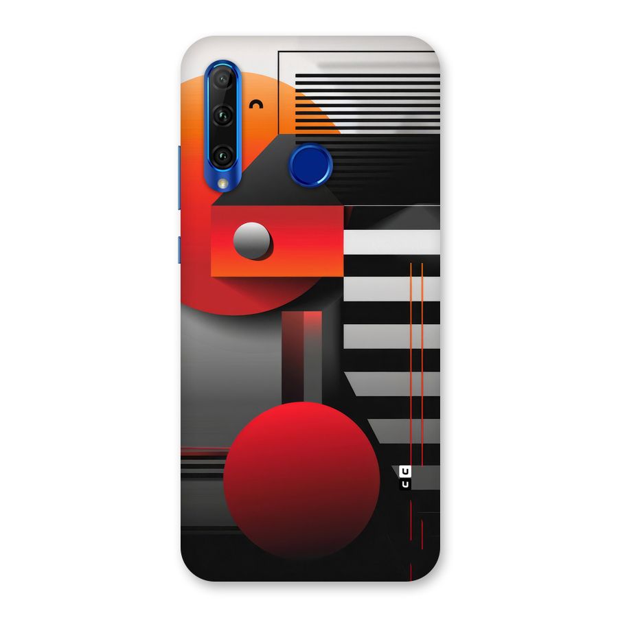 Geometrical Marvel Back Case for Honor 20i