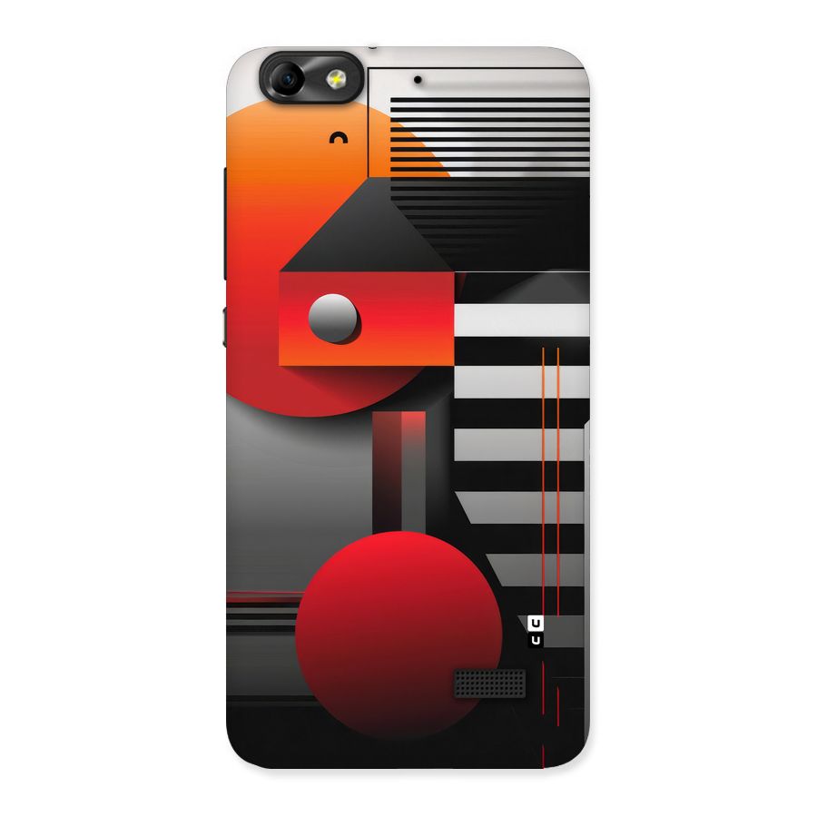 Geometrical Marvel Back Case for Honor 4C