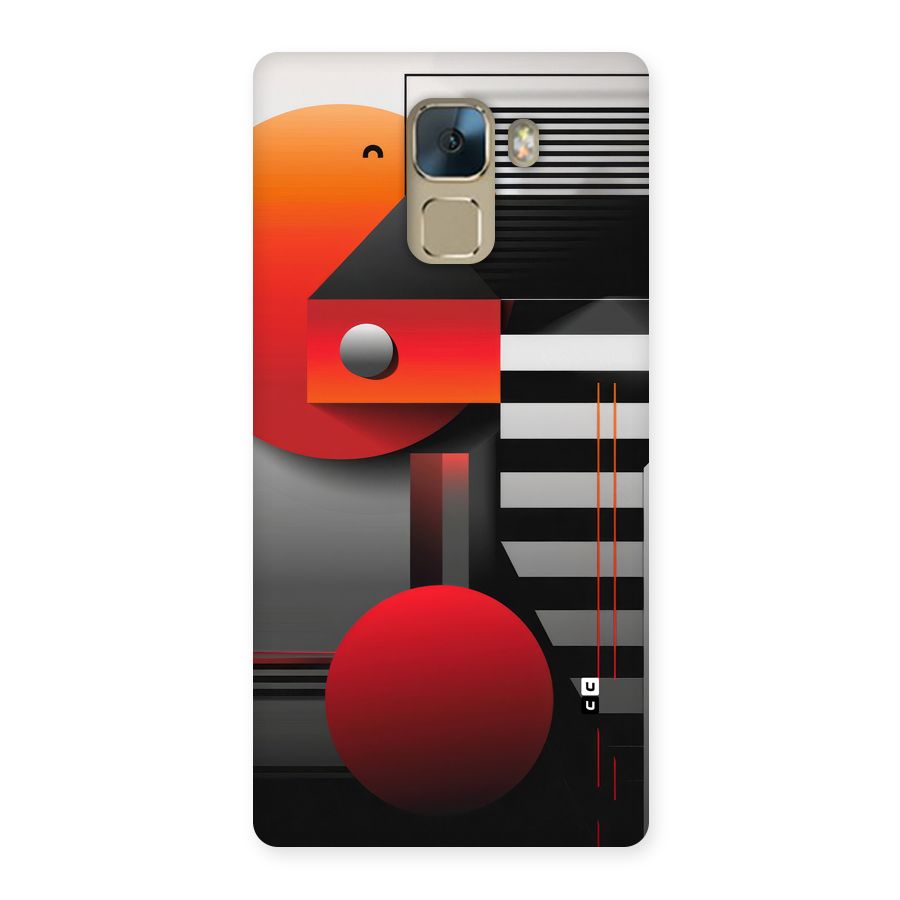 Geometrical Marvel Back Case for Honor 7