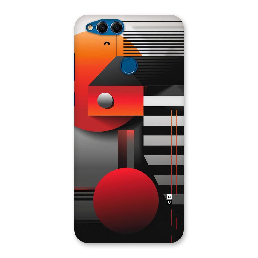 Geometrical Marvel Back Case for Honor 7X