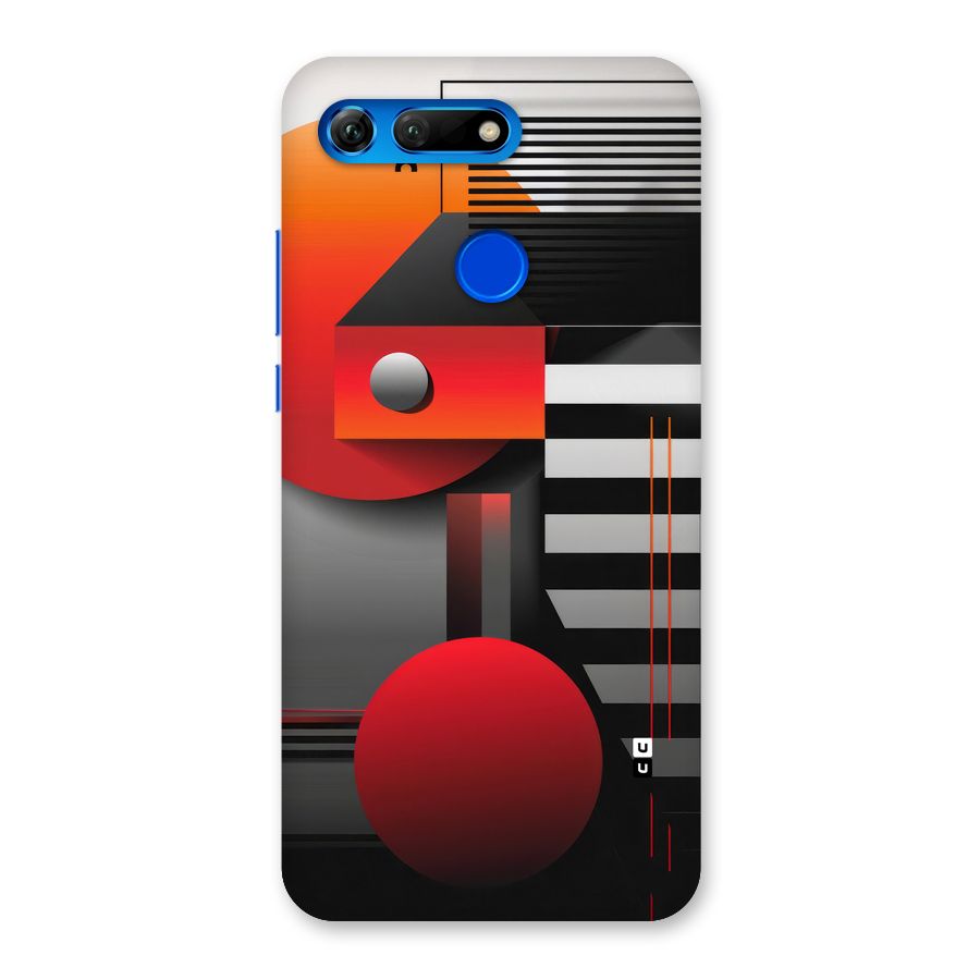 Geometrical Marvel Back Case for Honor View 20