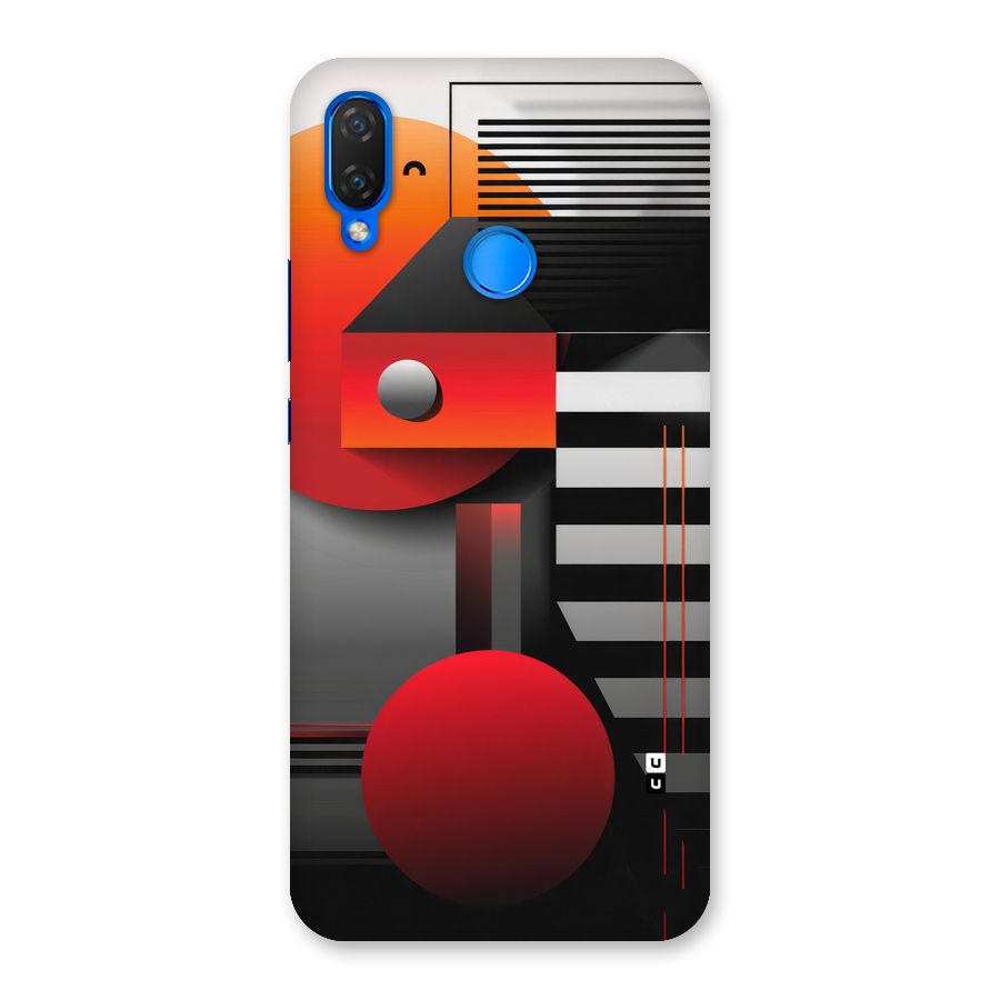 Geometrical Marvel Back Case for Huawei P Smart Plus