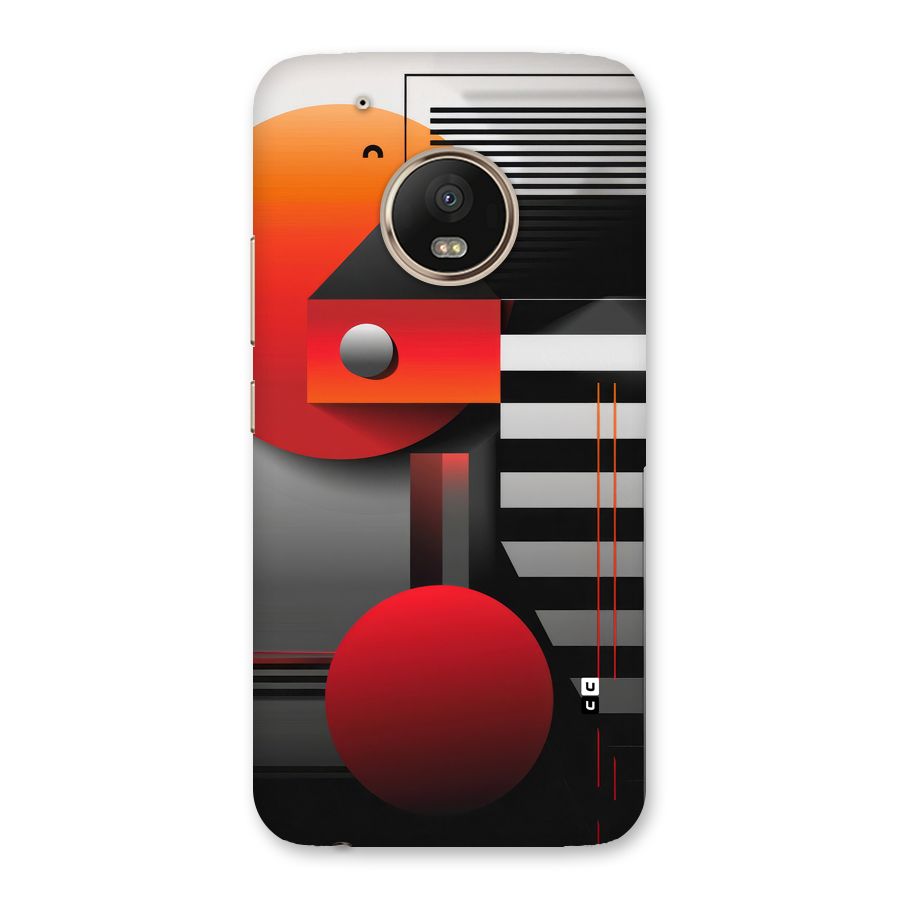 Geometrical Marvel Back Case for Moto G5 Plus