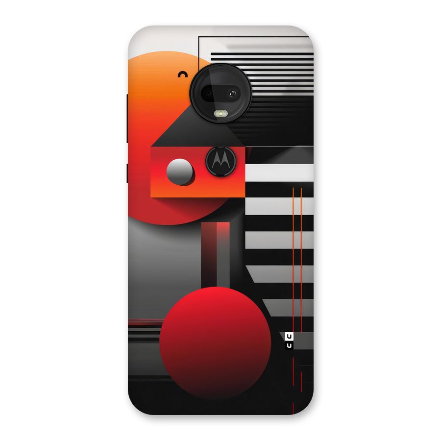 Geometrical Marvel Back Case for Moto G7