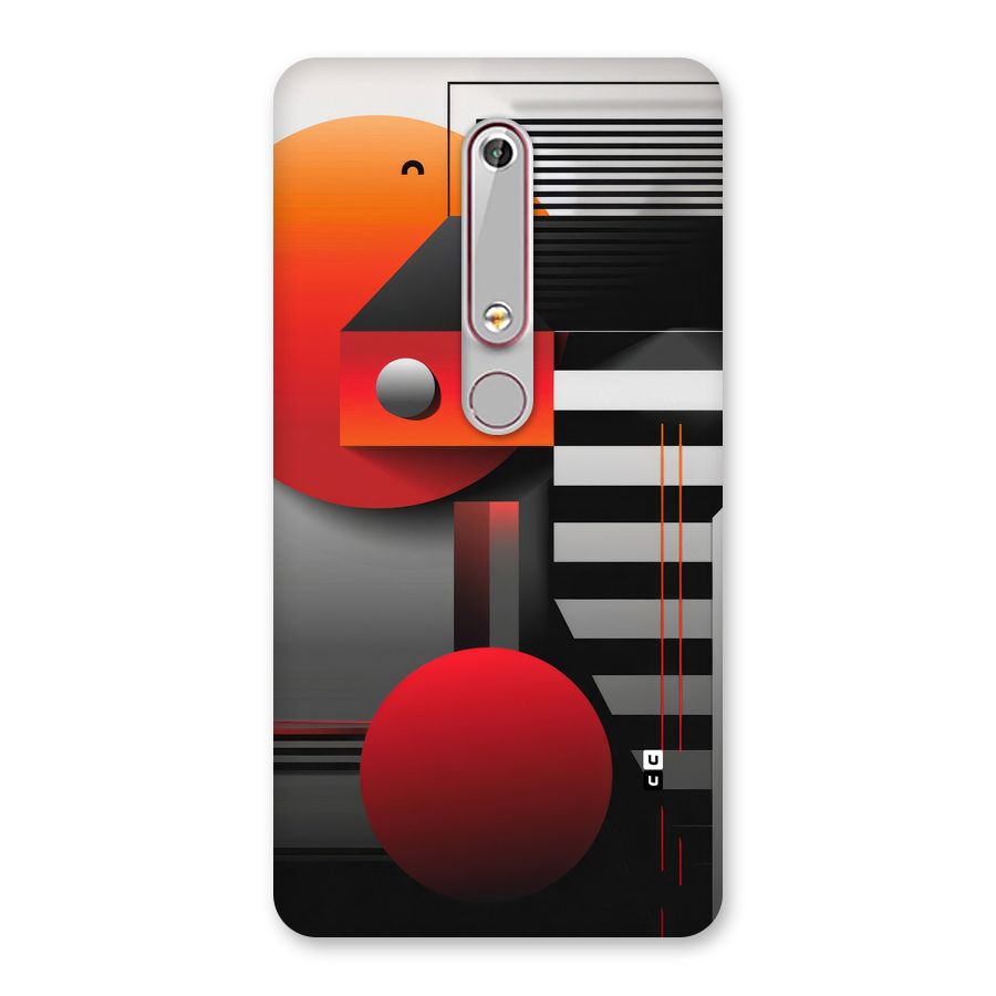 Geometrical Marvel Back Case for Nokia 6.1