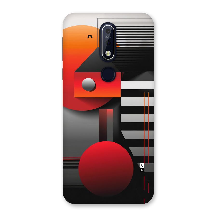 Geometrical Marvel Back Case for Nokia 7.1