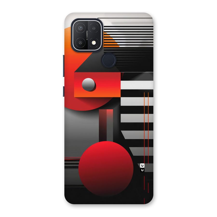 Geometrical Marvel Back Case for Oppo A15