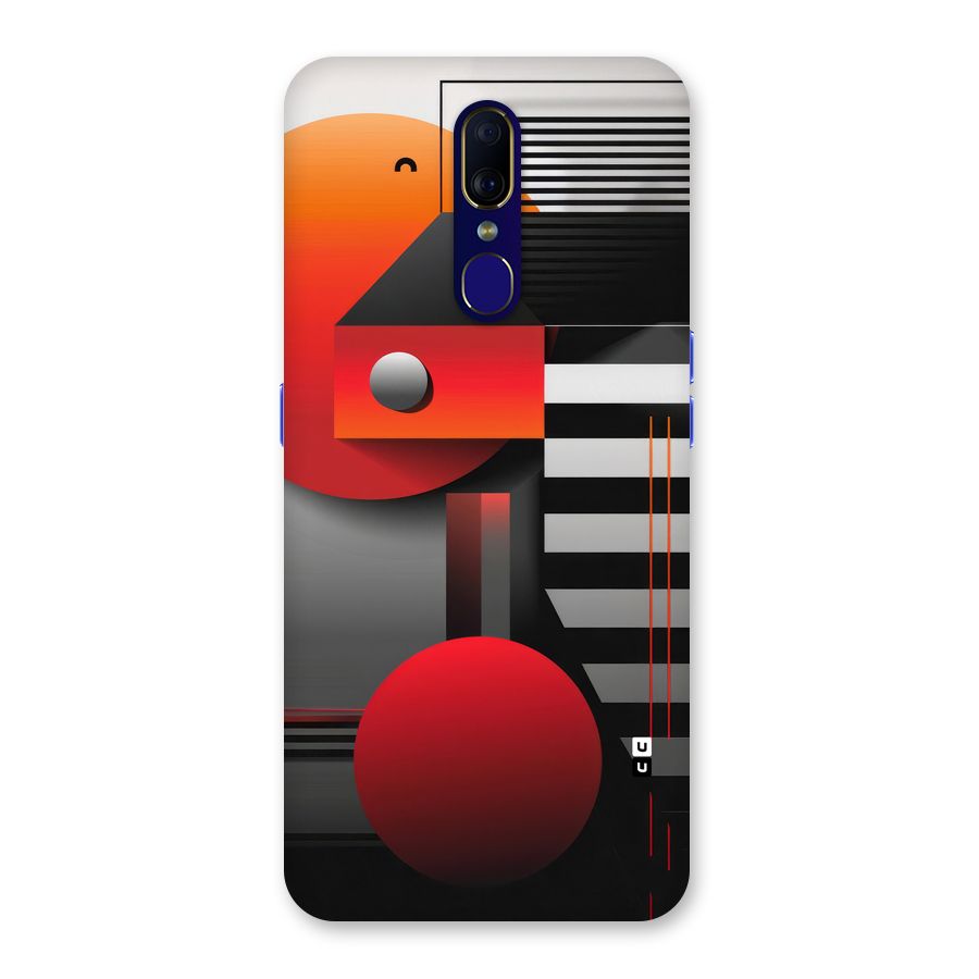 Geometrical Marvel Back Case for Oppo F11