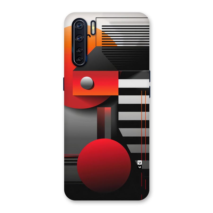 Geometrical Marvel Back Case for Oppo F15