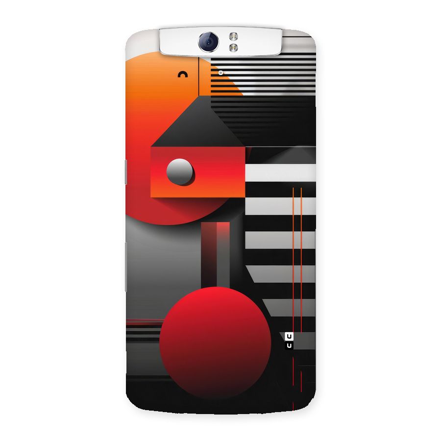 Geometrical Marvel Back Case for Oppo N1