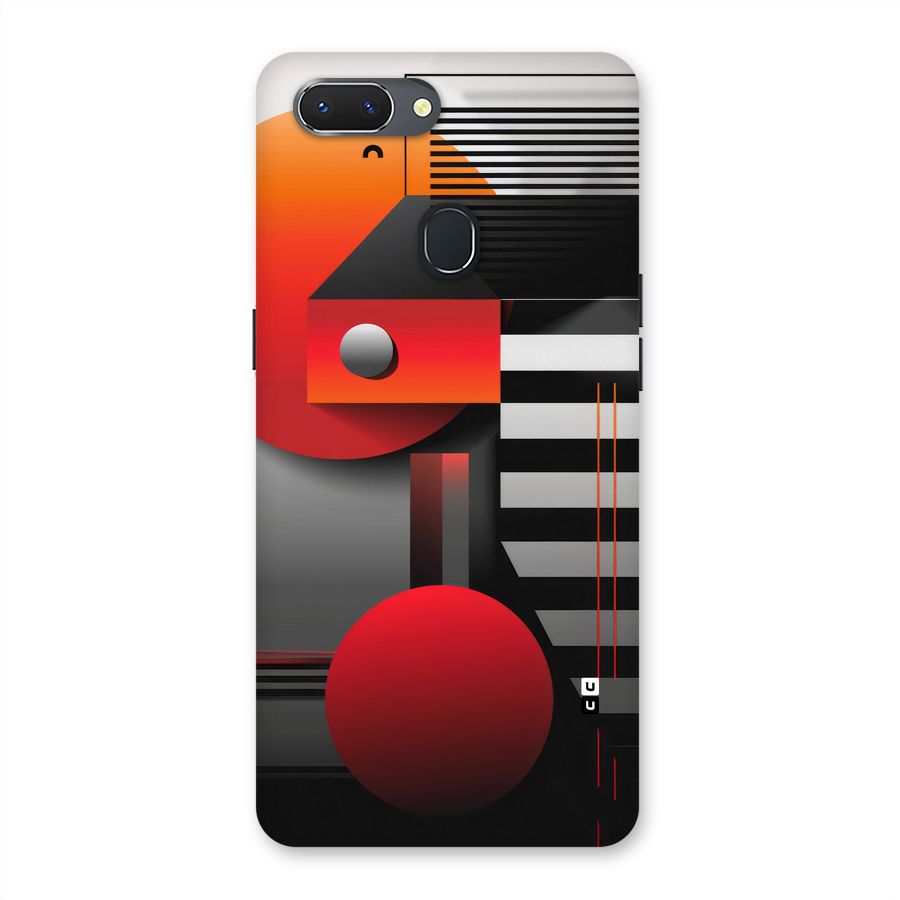 Geometrical Marvel Back Case for Realme 2