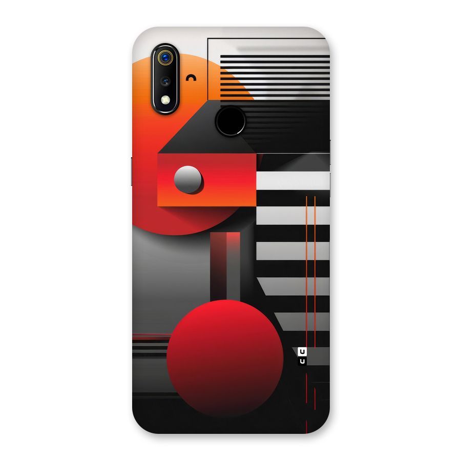 Geometrical Marvel Back Case for Realme 3