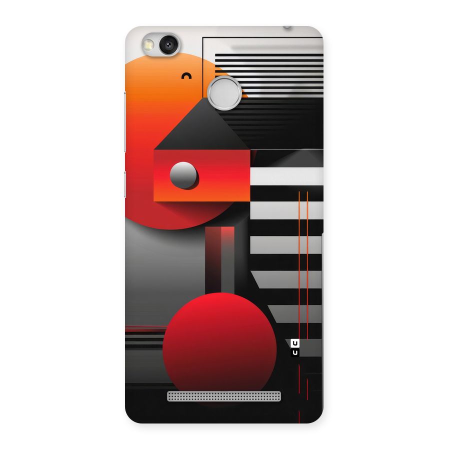 Geometrical Marvel Back Case for Redmi 3S Prime
