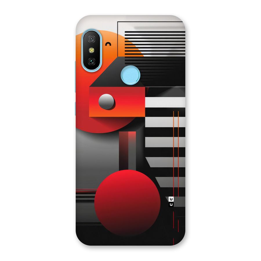 Geometrical Marvel Back Case for Redmi 6 Pro