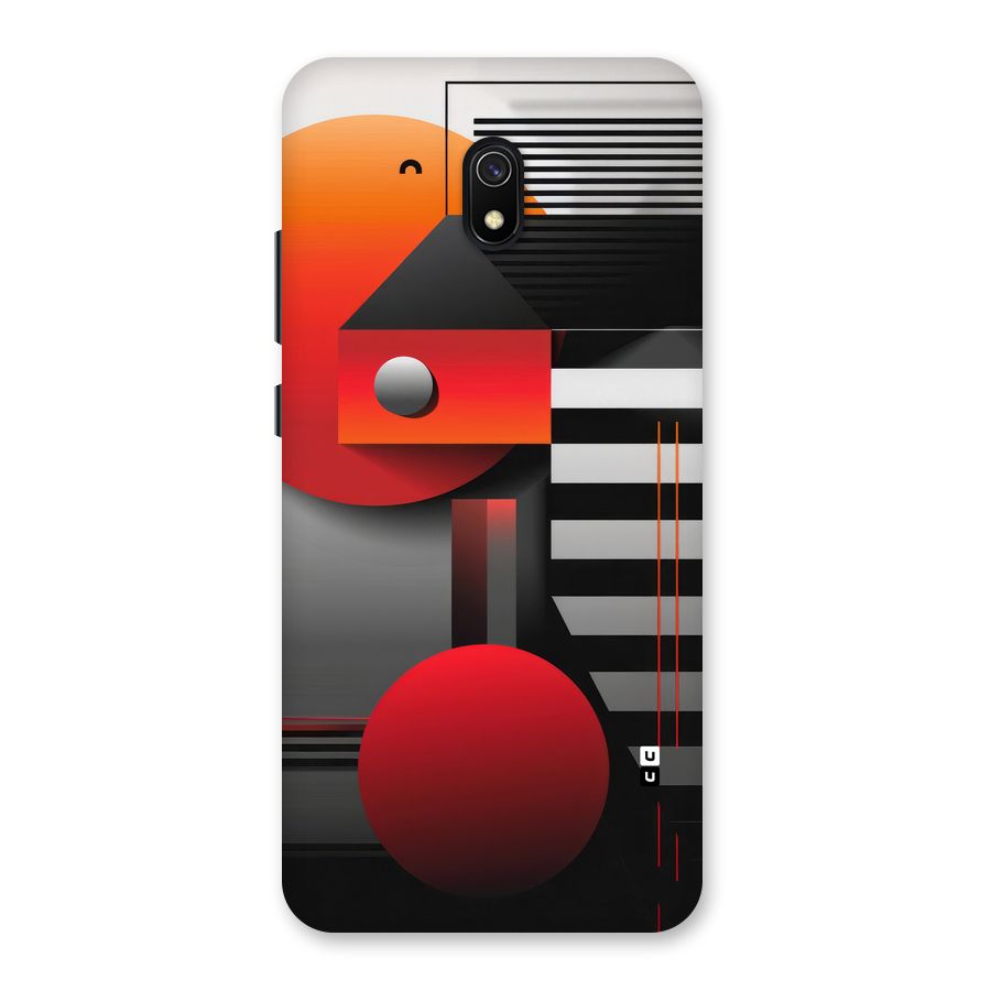 Geometrical Marvel Back Case for Redmi 8A