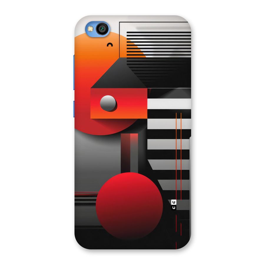 Geometrical Marvel Back Case for Redmi Go