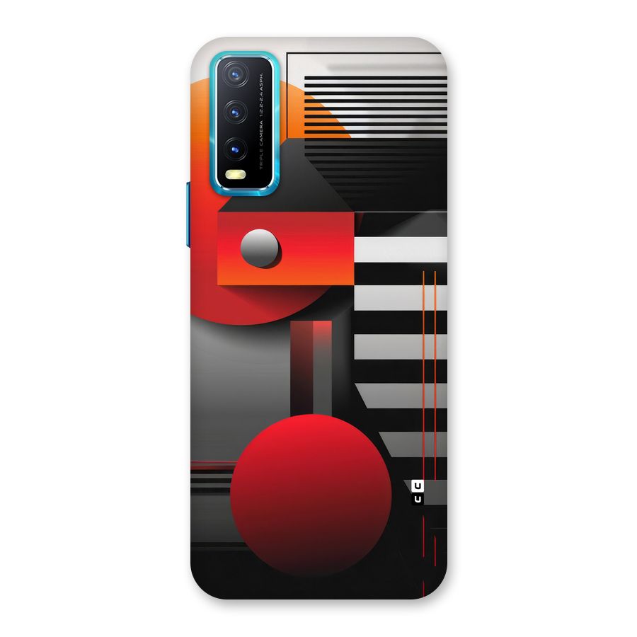 Geometrical Marvel Back Case for Vivo Y20G