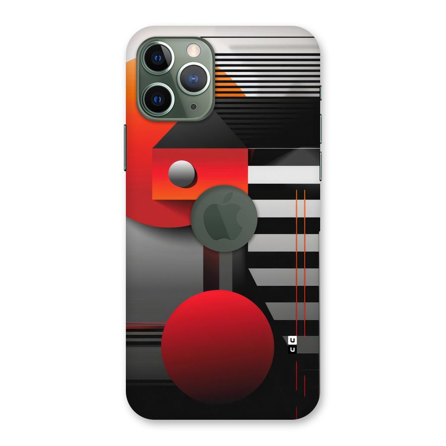 Geometrical Marvel Back Case for iPhone 11 Pro Logo Cut