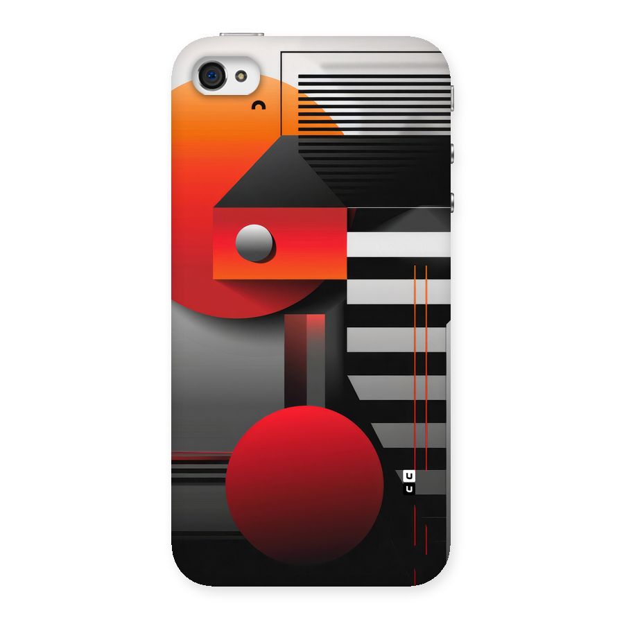 Geometrical Marvel Back Case for iPhone 4 4s