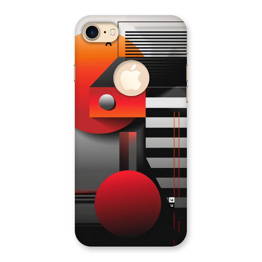 Geometrical Marvel Back Case for iPhone 7 Logo Cut