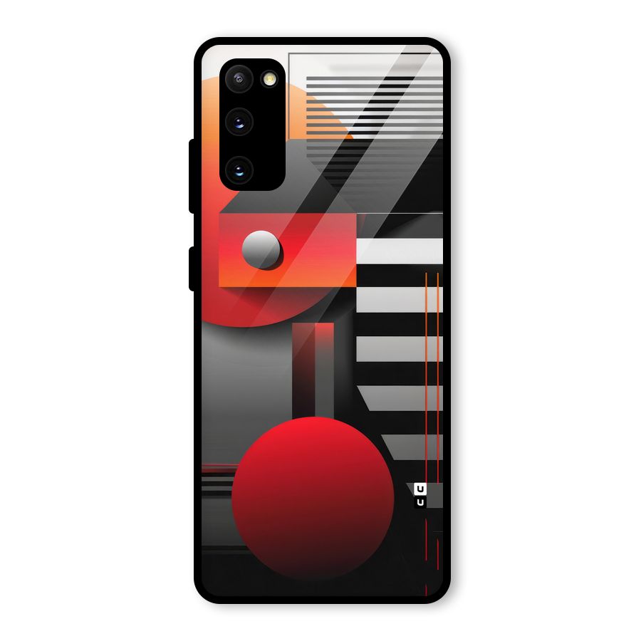 Geometrical Marvel Glass Back Case for Galaxy S20 FE