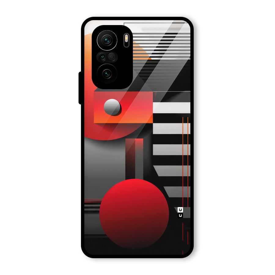 Geometrical Marvel Glass Back Case for Mi 11X Pro
