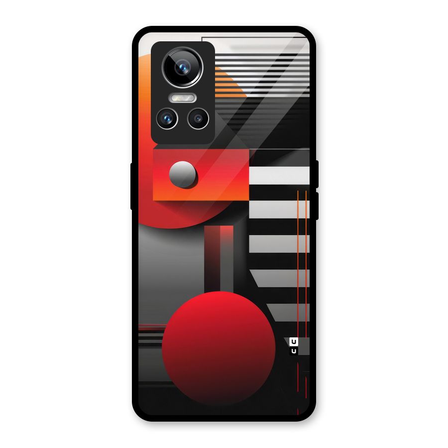 Geometrical Marvel Glass Back Case for Realme GT Neo 3