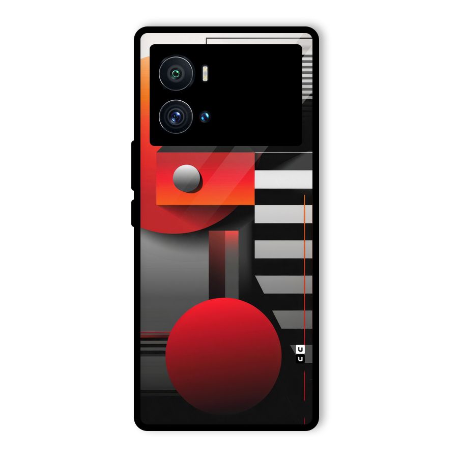 Geometrical Marvel Glass Back Case for Vivo iQOO 9 Pro
